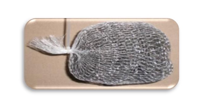 Набір губок кухонних для нержавіючої сталі (скребки) 100х70х25 мм (5 шт. уп.), ТМ «КУЗЯ SERVICE»